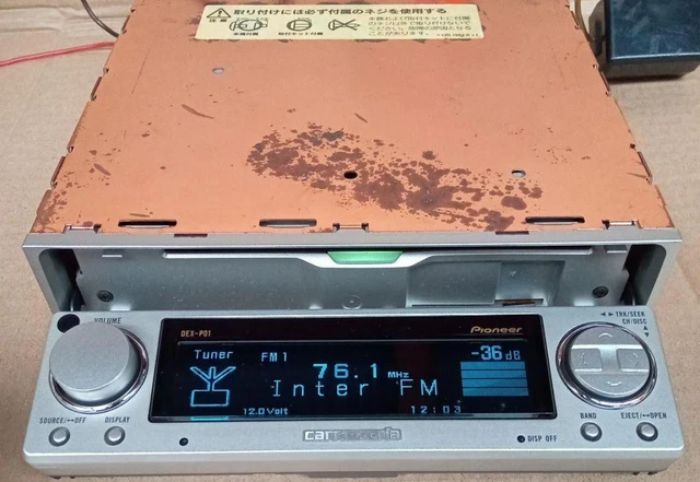 DEX-P01.DEQ-P01セット PIONEER CARROZZERIA DEX-P01 CD ⁄ Tuner DEQ