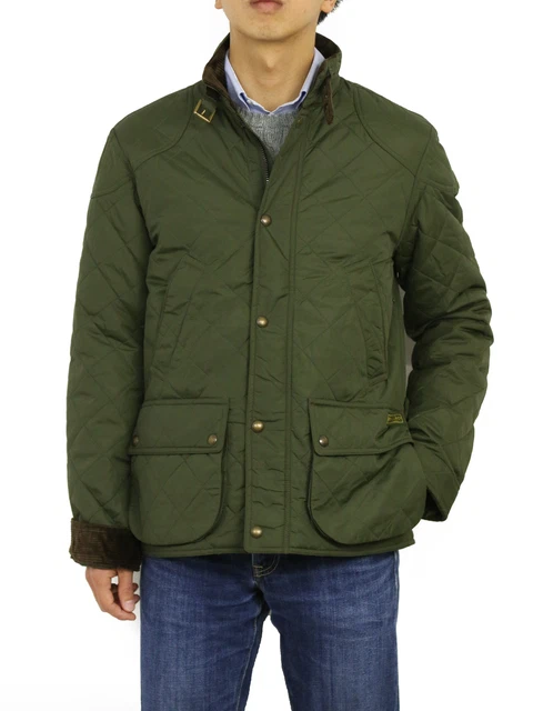 POLO RALPH LAUREN Cadwell Quilted Hunting Jacket Coat Olive