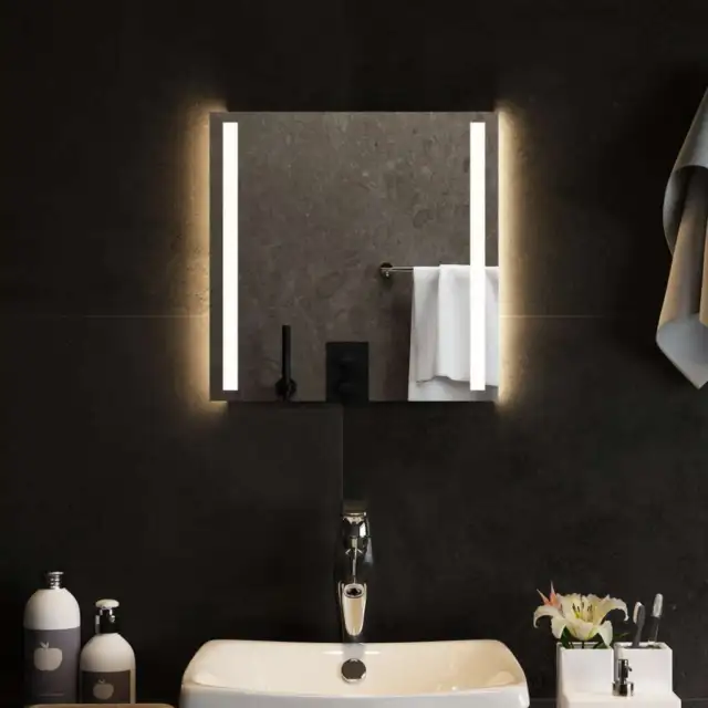 Espejo de Baño con LED Tocador Ducha Aseo Cuarto Decoración Multitalle vidaXL