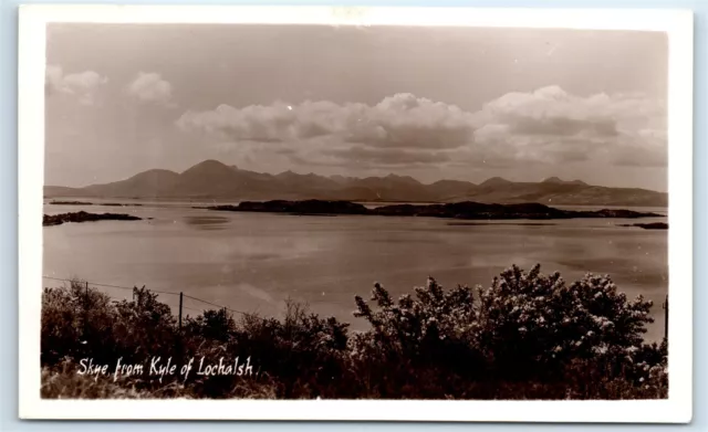 Postcard Skye from Kyle of Lochalsh Scotland RPPC H167