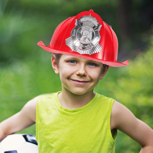 Plastique rigide Chapeau de pompier – Enfant