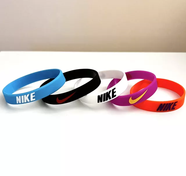 Nike Baller Band Silicone Rubber Bracelet Purple White Elite Series AF1  BEST | eBay