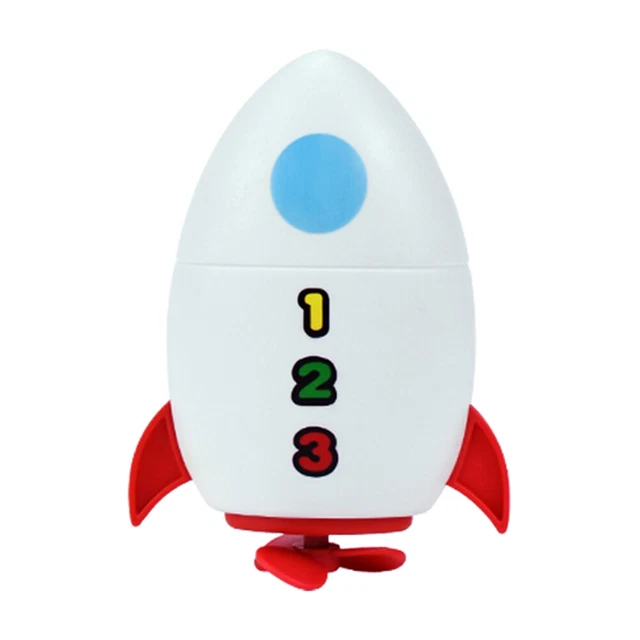 Kids Bathing Play Water Toys Cute Clockwork Rocket Toy Children Bath Accessory
