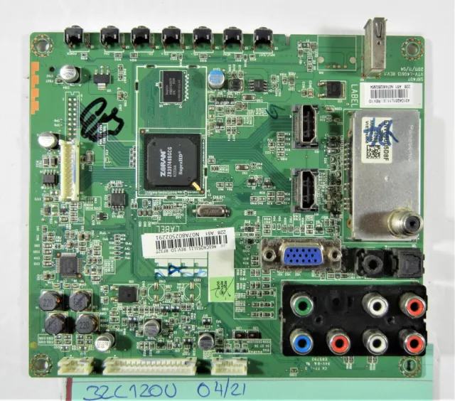 Toshiba 32C120U1 Main Board Vtv-L40613 Rev:1 Toshiba 32C120U1 Main Board Vtv-L40613 Rev:1