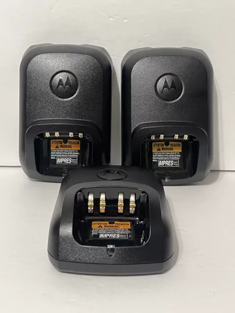 Lot Of Motorola PMPN4137A OEM Original IMPRES Single Unit Charger Just Base