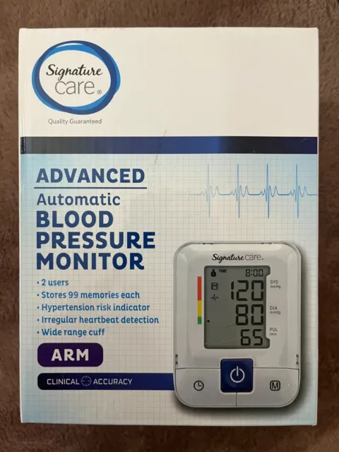 Monitor Automático De Presión Arterial Signature Care Avanzado Para Brazo