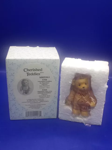 Cherished Teddies 2005 Avon LION Wizard Of Oz Figurine 3" Resin Enesco 4003341