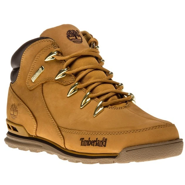 timberland mens euro rock hiker nubuck boots brown