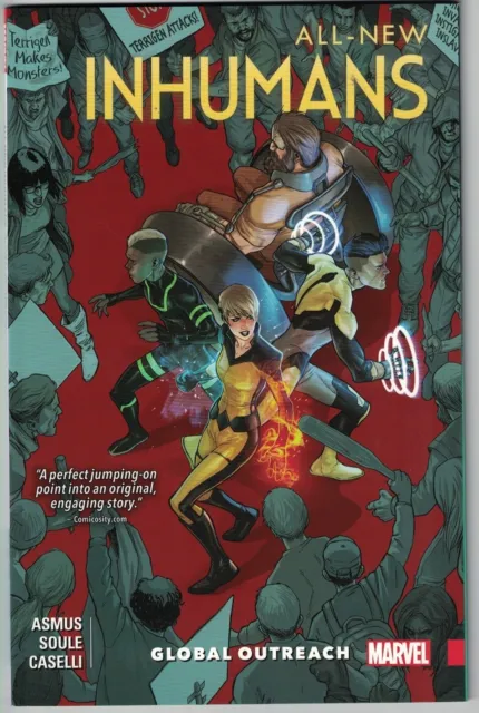ALL-NEW INHUMANS Vol 1 Global Outreach TP TPB $15.99srp Charles Soule 2015NEW NM