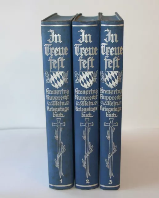 1929 Kronprins Rupprecht Von Bayern Mein Kriegstagebuch by Eugen Von Frauenholz: