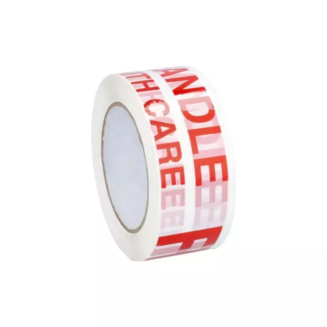 Fragile Packing Tape Handle w/ Care 2" x 110 Yards (330') Security Tapes 2.0 Mil