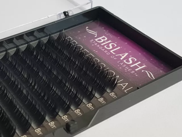 BISLASH Silk Lashes  C D CC L L+ M Curl / 0.07 Wimpernverlängerung