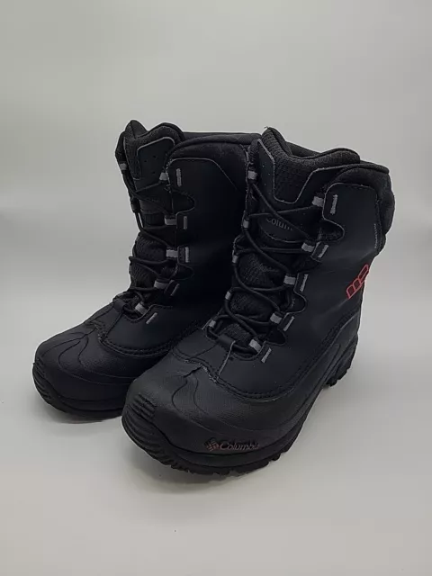 Columbia Bugaboot Waterproof Big Boys Snow Boots - Black - Youth 4 - EXCELLENT!