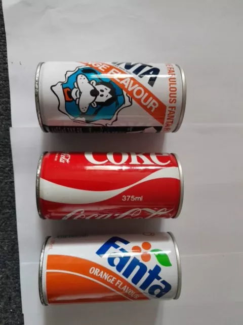 Steel Coke And Fanta Can's