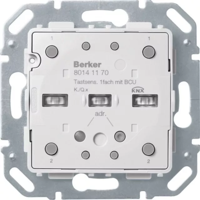 Berker Tastsensor-Modul 1f. 80141170 IP20 grau Bussystem-Tastsensoren