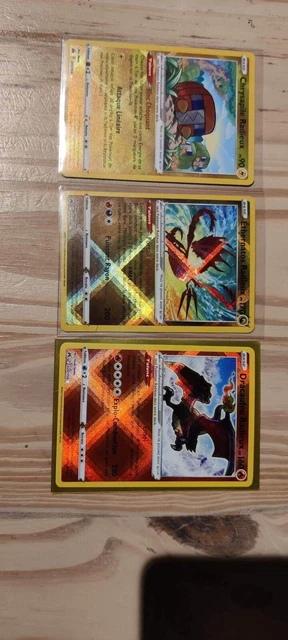 Carte Pokemon Dracaufeu/Ethernatos/Chrysapile Radieux Zenith Supreme Fr 