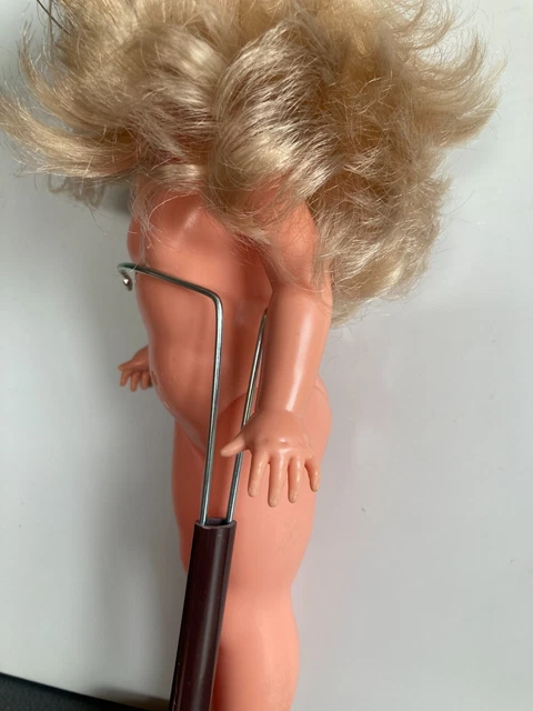 poupée mannequin vintage Famosa "Irvine" 36cm yeux marguerite soeur de Nancy 15