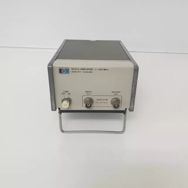 HP/Agilent 8447A Amplifier Frequency Range 100KHz to 400MHz , Single Channel