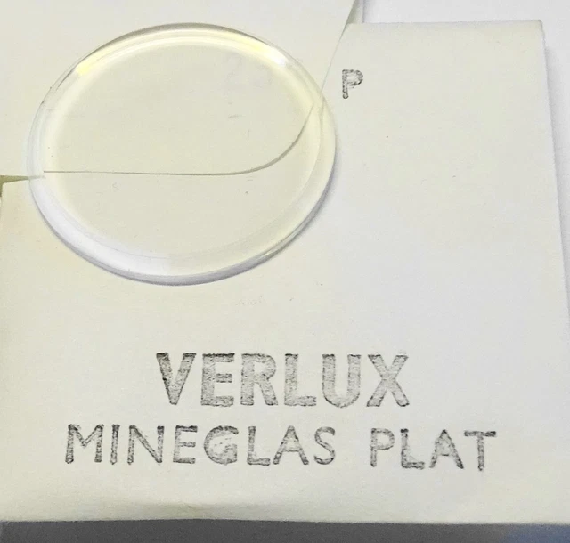 Verre De Montre Normalisé - Diamètre 32 Mm, Transparent, Marque Verlux