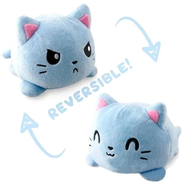 DOUBLESIDED FLIP REVERSIBLE UnicornCat Plush Toys Funny Animals Doll
