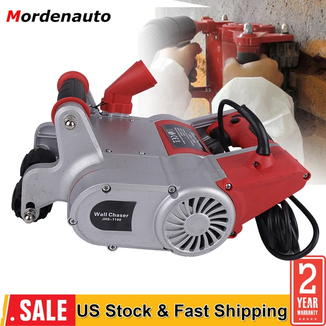 New Handheld Electric Floor Wall Chaser Groove Concrete Cutting Slotting Machine