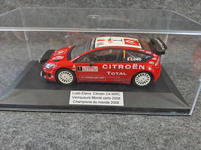 CITROEN C4 WRC LOEB RALLY ARGENTINA 2008 SCALE 1/43 ALTAYA