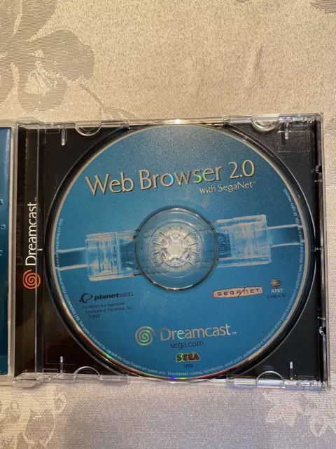 BRAND NEW FACTORY SEALED SEGA DREAMCAST GAME WEB BROWSER 2.0 NFS SEGANET  AT&T