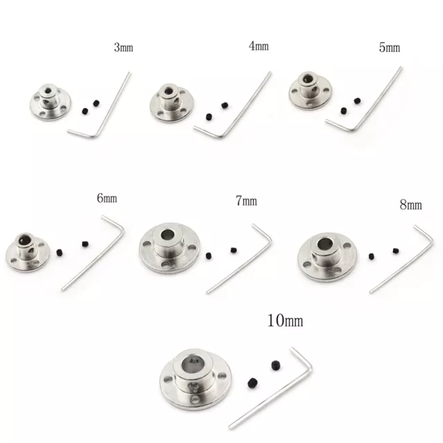 3/4/5/6/7/8/10mm Rigid Flange Coupling Motor Guide Shaft Coupler Motor,Connec_AY