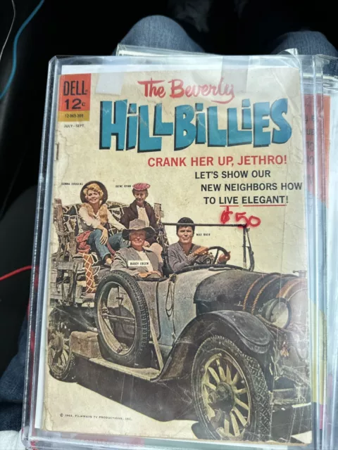 Beverly Hillbillies #2 Dell Silver Age Mid Grade Photo Cover 1960'S Tv Show