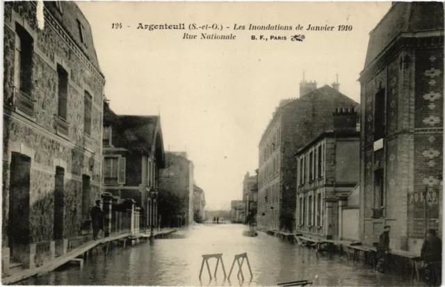 CPA Argenteuil (S.-et-O.) Les Inondations de Janvier 1910-Rue Nationale(290564)