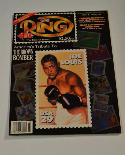 February 1993 The Ring Boxing Magazine – Joe Louis Cover #M737