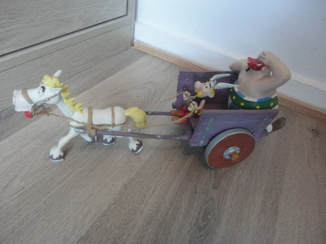 Scène plastoy Astérix Voyage En Charette Edition Atlas État