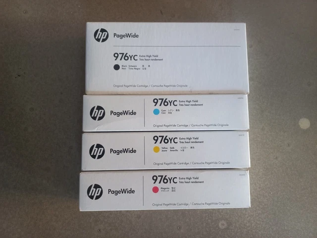 HP GENUINE 976 YC HP976YC BK/C/Y/M(x2)Ink PageWide P57750
