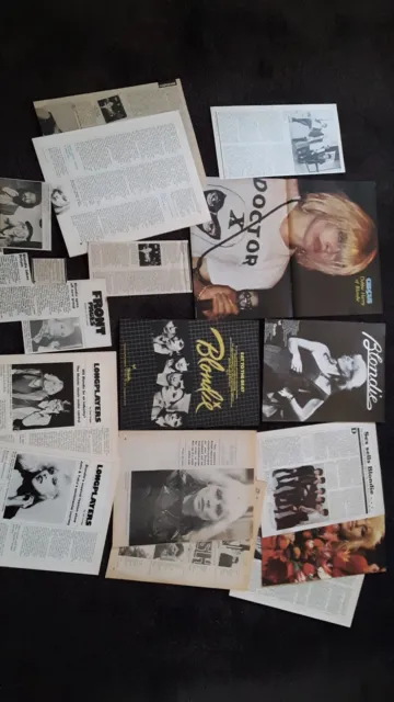 Blondie Magazine clippings Debbie Harry