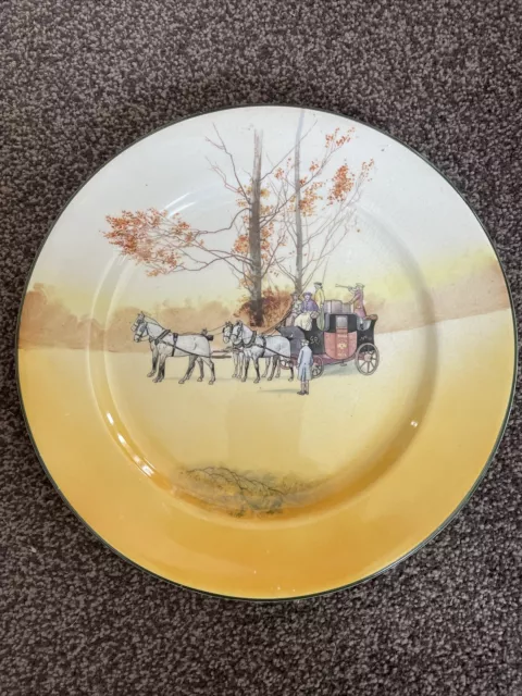 Vintage Royal Doulton 'Coaching Days' Seriesware Plate