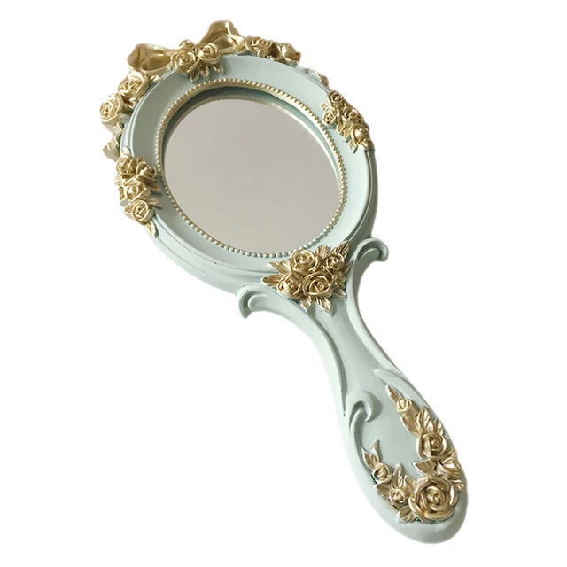 1 pieza Estilo Espejo de mano Mujer Espejo cosmético Home Makeup Tool