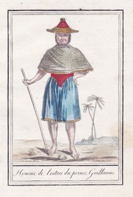 Alaska America Prince William Sound Indians Grasset costume engraving 1780