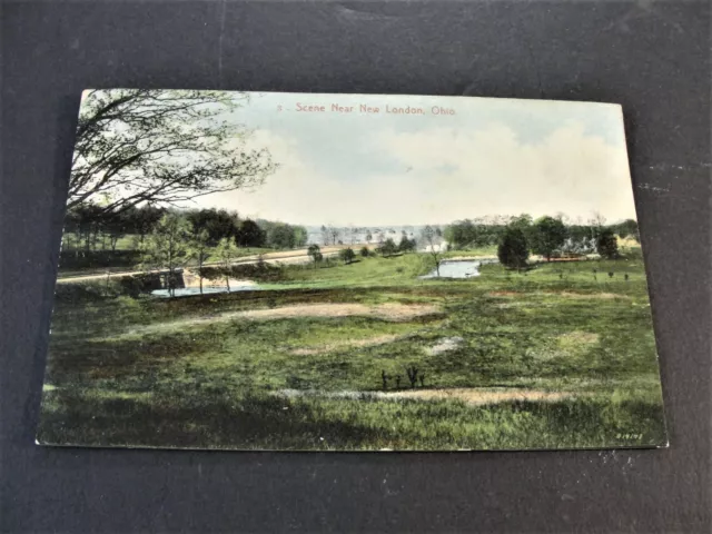 Scene Near City London, Ohio - Unposted 1900s Postcard.