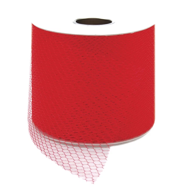 Falk Net Mesh 3"X40yd Spool-Red -201 17-12488