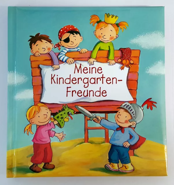 Freundebuch "Meine Kindergarten - Freunde hellblau" Eintragebuch