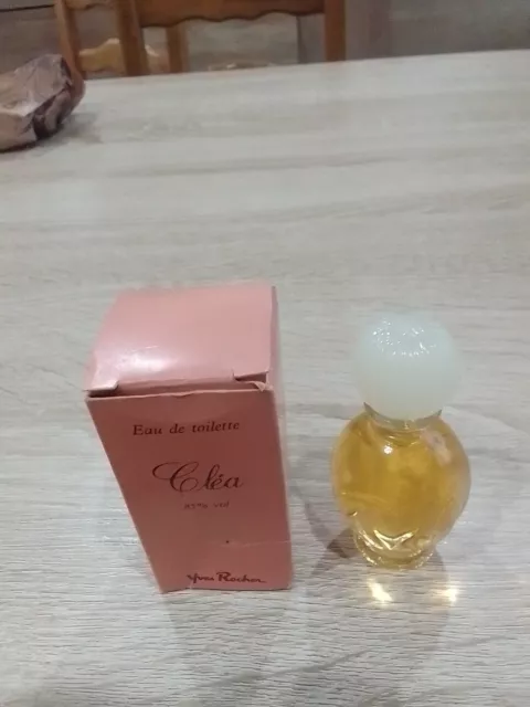 Miniature Parfum Vintage  Ancienne Yves rocher Clea 15ml  Edt   Pleine +boîte