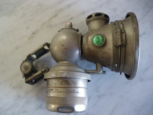 ANCIENNE LANTERNE - Lampe / Phare Vélo à Acétylène de marque LUXOR