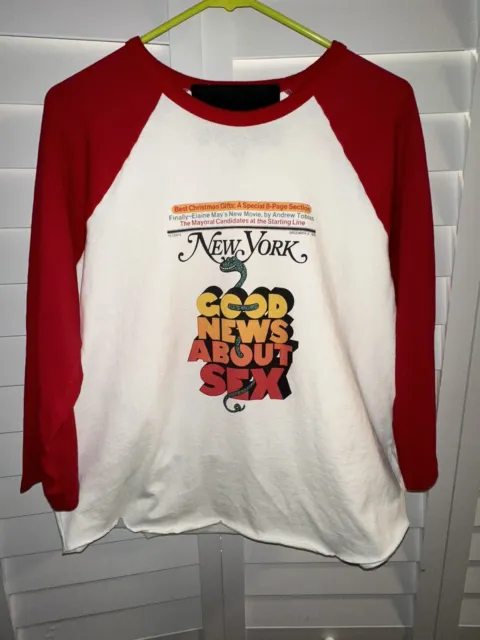 Marc Jacobs The Baseball T-Shirt New York Magazine Rare Limited Size Large