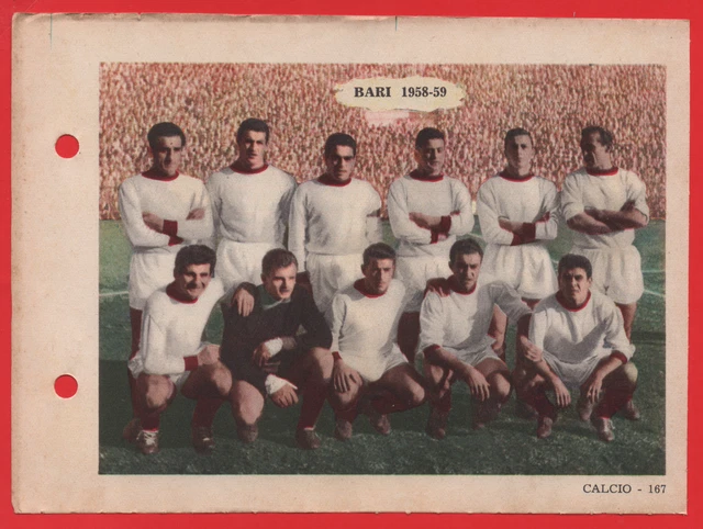 FIGURINA SCHEDA CALCIATORI Edizioni Sport Napoli 1958-59 Napoli Jeppson