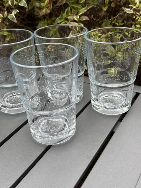 Lot De 6 Verres à Mojito Bacardi - Verres Longs Pour Cocktails Rhum - Neufs