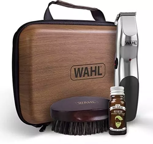 Wahl Beard Care Kit Men’s Beard Trimmer, Beard Oil, Beard Brush Gifts for Men