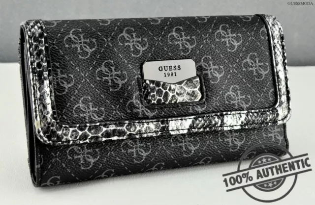 NEWEST! Luxury GUESS Ladies Wallet Purse Taree Onyx Women SLG USA