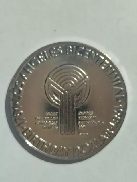1981 Los Angeles CA Bicentennial Dollar Movie Entertainment Capital Token Coin 2