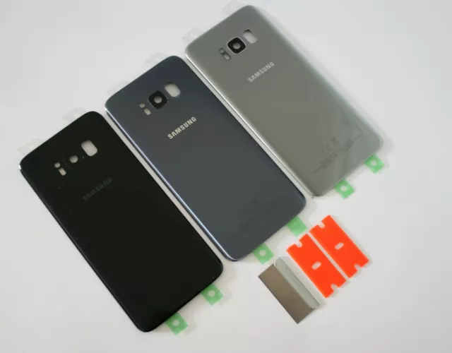 Original Back Rear Glass Camera lens Battery Cover Panel Samsung S8 S8 PLUS