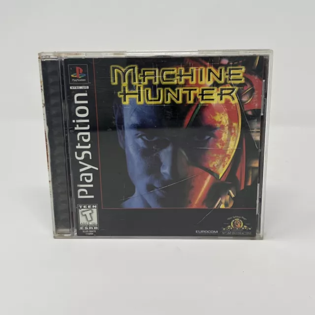 MACHINE HUNTER (SONY PlayStation 1) PS1 Complete CIB Reg Card